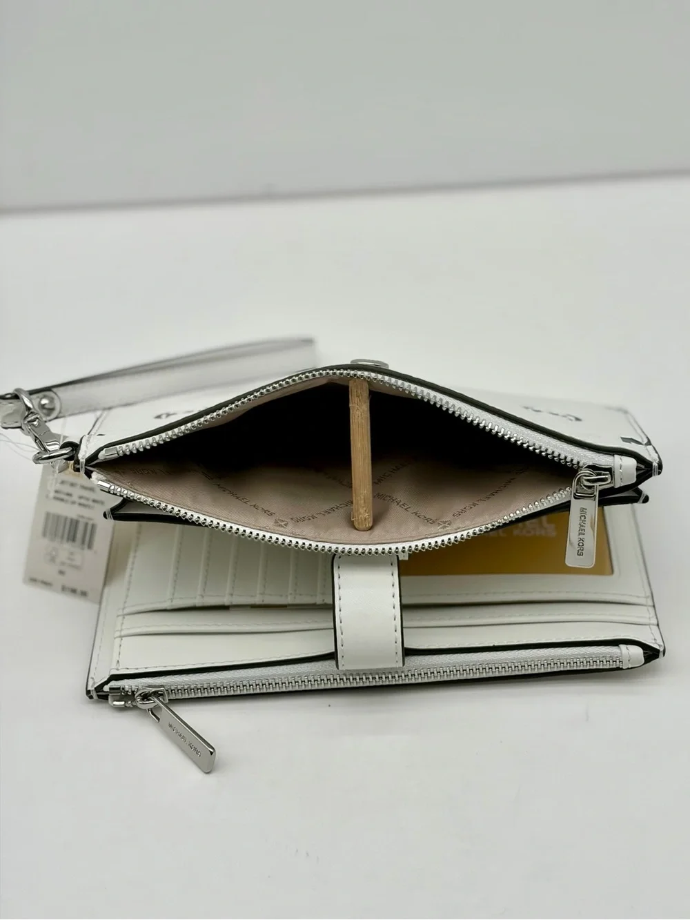 MICHAEL KORS Jet Set Travel Large Double Zip Wallet Wristlet